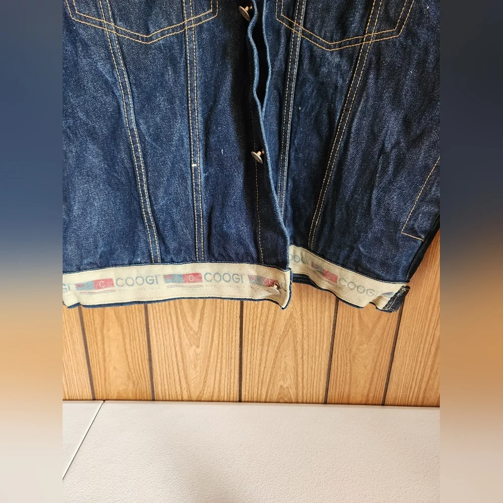 Mens Coogi australia down under blue Denim Jacket size M - Picture 3 of 7